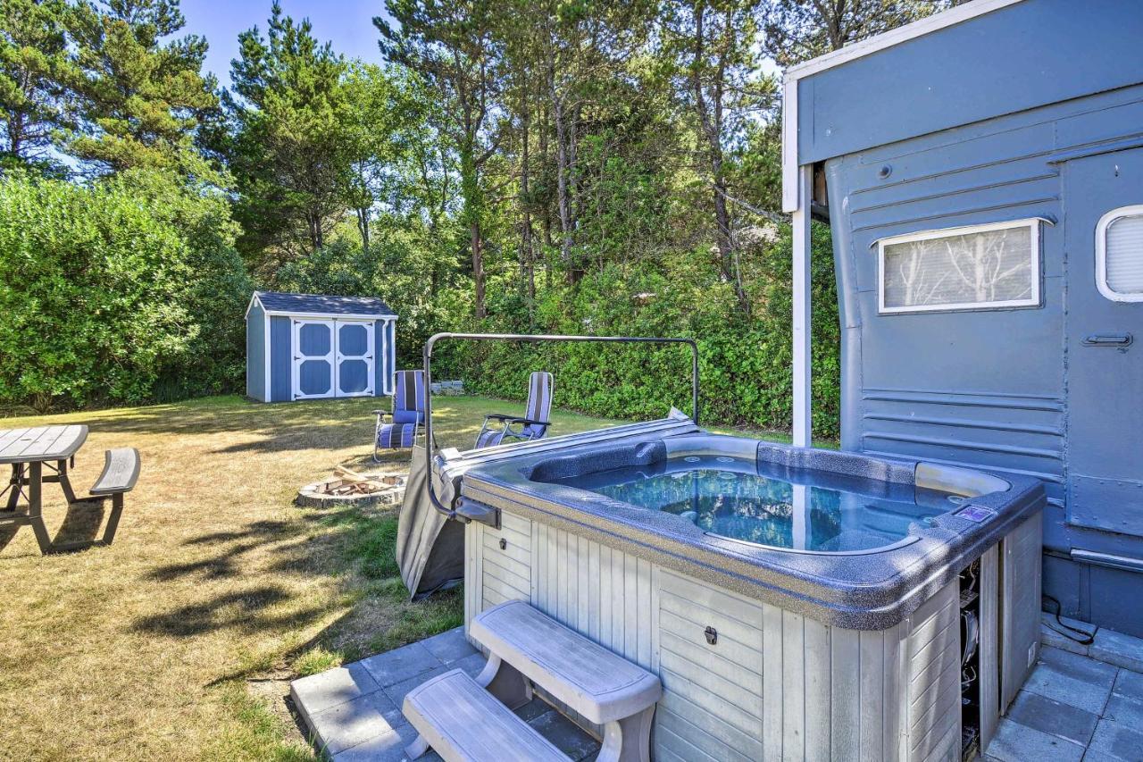 Coastal Pnw Gem With Hot Tub - Walk To Beach! Grayland Eksteriør billede
